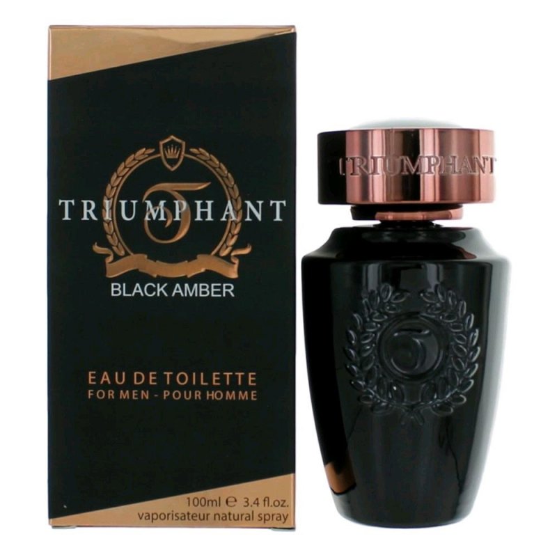 Nu Parfums Triumphant Black Amber  For Men Edt 100 Ml